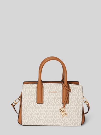 MICHAEL Michael Kors Handtasche mit Label-Applikation Modell 'LAILA' Ecru 2