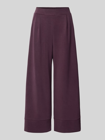 Produktfoto, Wide Leg Sweatpants mit Eingrifftaschen von Rich & Royal in Lila, Modal-Mix mit Stretch-Anteil, elastischer Bund, Damen, Innenbeinlänge 64 cm bei Größe S