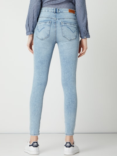 Only Skinny Fit Jeans mit Stretch-Anteil Modell 'Paola'  Jeansblau 5