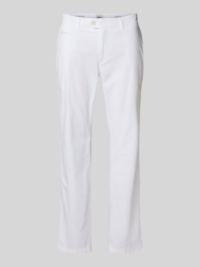 Brax Regular Fit Chino mit Paspeltasche Modell 'EVEREST' Weiss 1