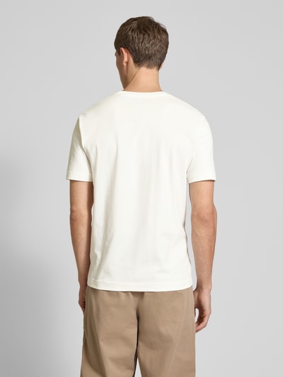 Marc O'Polo Regular Fit T-Shirt aus reiner Baumwolle Offwhite 5
