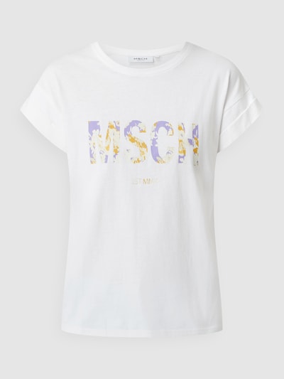 MSCH Copenhagen Oversized T-shirt van biologisch katoen  Wit - 2