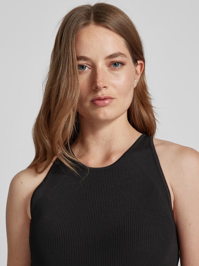 Selected Femme Tanktop in Ripp-Optik Modell 'MARWA' Black 3