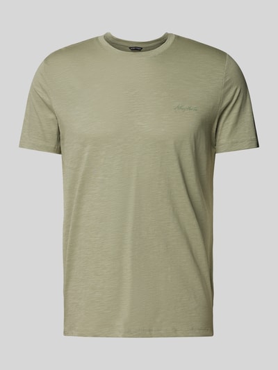 Antony Morato T-Shirt mit Label-Print Oliv 2