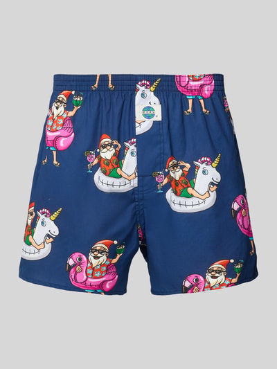 D.E.A.L Boxershorts met elastische band Marineblauw - 1