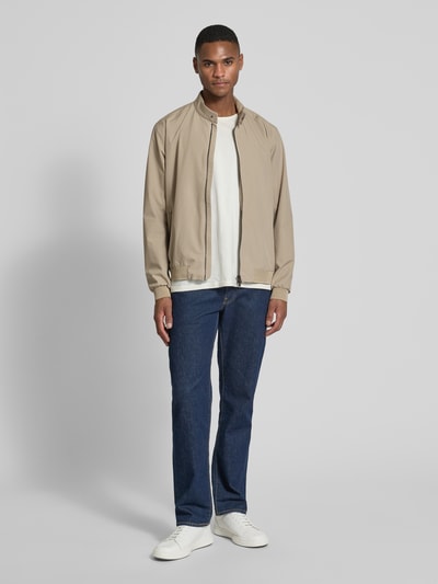 SCANDINAVIAN EDITION Jacke mit Stehkragen Sand 1