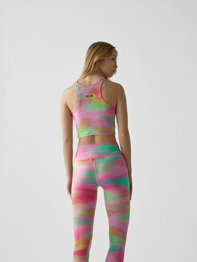 MSGM Sport-BH im Batik-Look Grün 5