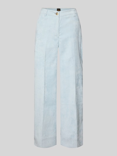 BOSS Orange Wide Leg Hose mit seitlichen Eingrifftaschen Modell 'C_TACODI' Hellblau 2