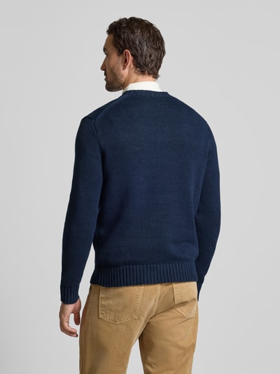 Polo Ralph Lauren Strickpullover aus Leinen-Baumwoll-Mix mit Kaschmir-Anteil Marine 5