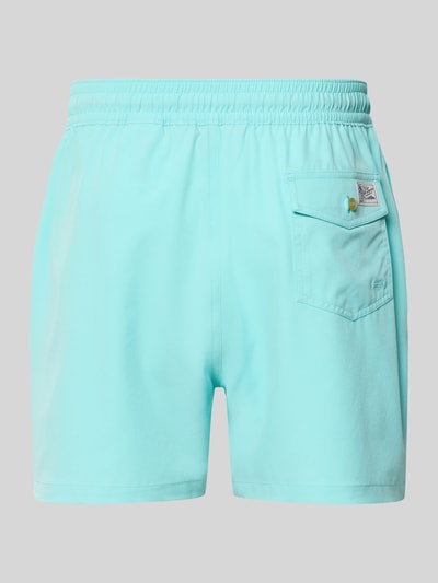 Polo Ralph Lauren Underwear Zwembroek met elastische band en labelstitching Aquablauw - 3