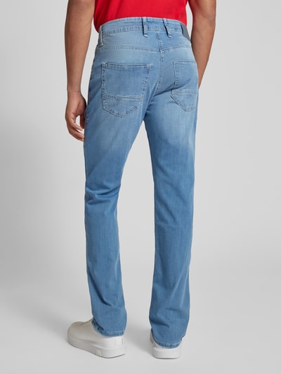 MAC Slim fit jeans met knoopsluiting, model 'ARNE PIPE' Lichtblauw - 5