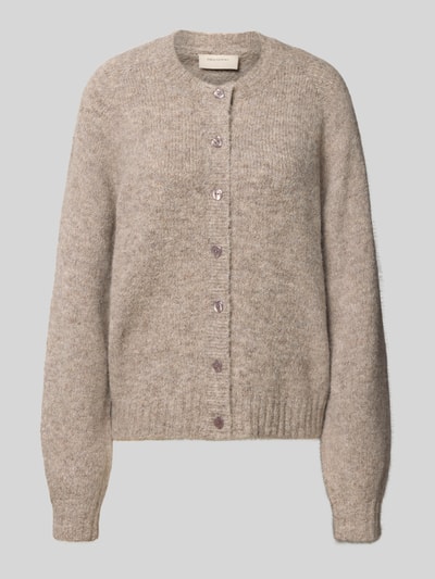 FREE/QUENT Regular Fit Jacke in Strick-Optik Modell 'Luisa' Sand 2