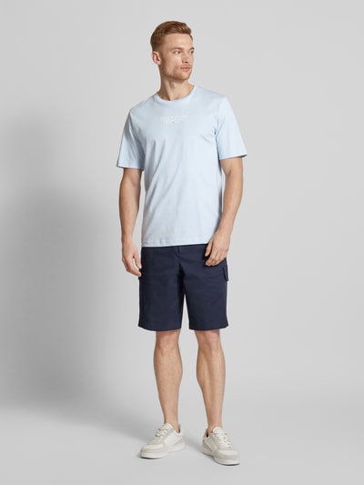 Jack & Jones Premium T-shirt met labelprint Lichtblauw - 1