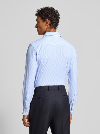 Jake*s Slim Fit Business-Hemd mit Kentkragen Bleu 5
