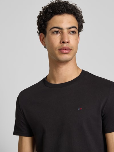 Tommy Jeans Slim Fit T-Shirt Set aus reiner Baumwolle im 2er-Pack BLACK 3