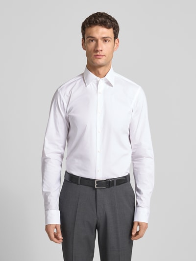 BOSS Regular Fit Businesshemd mit extra langem Arm Weiss 4