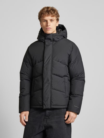 Jack & Jones Steppjacke mit Stehkragen Modell 'WORLD' Black 4