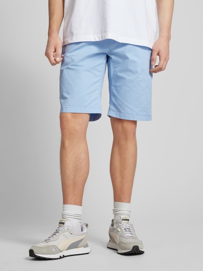 Tommy Jeans Shorts in unifarbenem Design Modell 'SCANTON' Hellblau 4