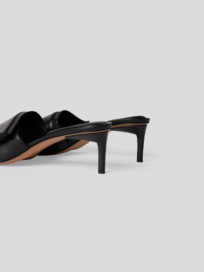 Jacquemus Pantoletten aus Leder Schwarz 3