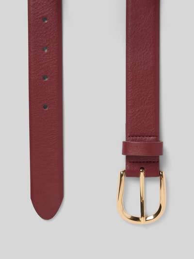 Weinmann Gürtel aus Rindsleder mit Dornschließe Modell 'Adra' Bordeaux 3