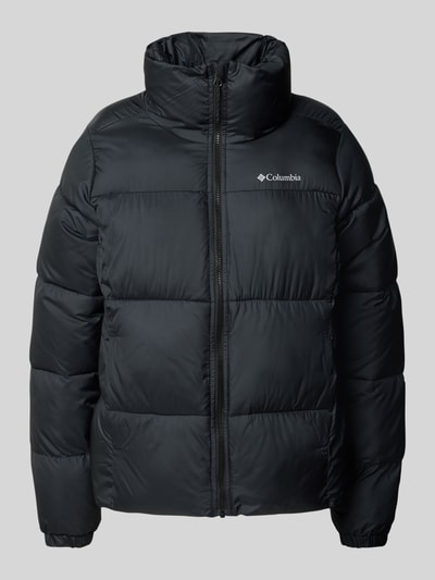 COLUMBIA Kurtka pikowana ze stójką i zamkiem błyskawicznym model ‘Puffect™’ Czarny 2