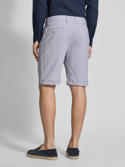 MCNEAL Regular Fit Leinenshorts mit Tunnelzug Mittelgrau Melange 5