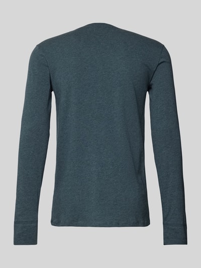 Schiesser Longsleeve mit Rundhalsausschnitt Jeansblau 3