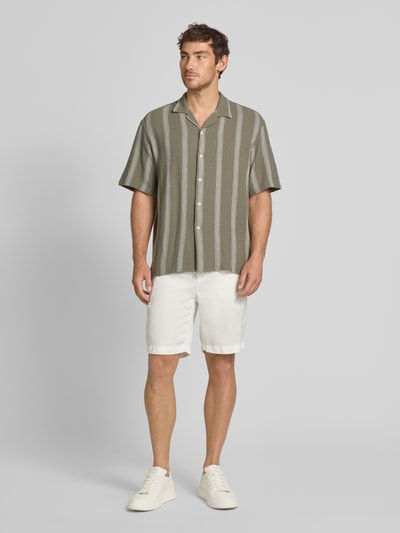 SELECTED HOMME Freizeithemd mit Knopfleiste Oliv 1