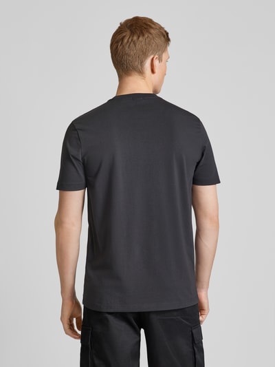 BOSS Green T-Shirt mit Label-Detail Anthrazit 5