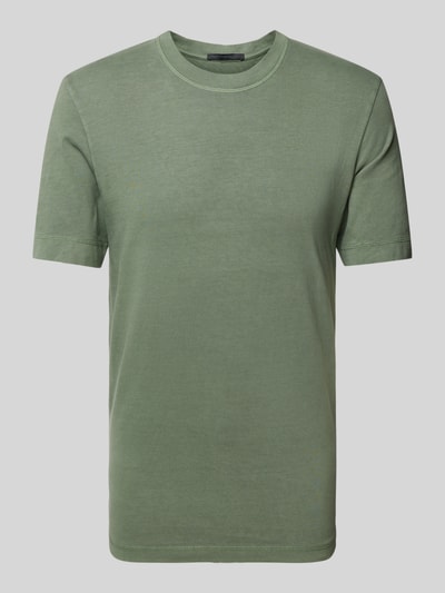 Drykorn T-shirt met ronde hals, model 'RAPHAEL' Groen - 2