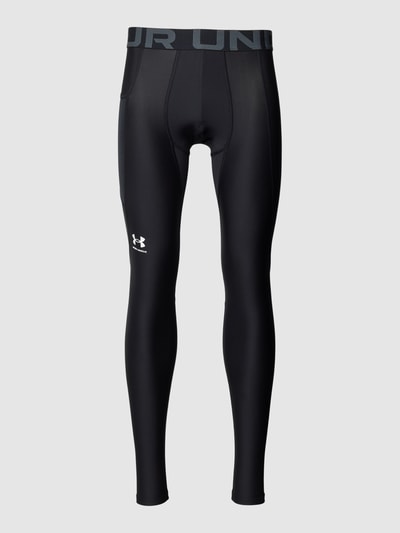 Under Armour Sportlegging met binnenstebuitennaden, model 'Armour' Zwart - 2