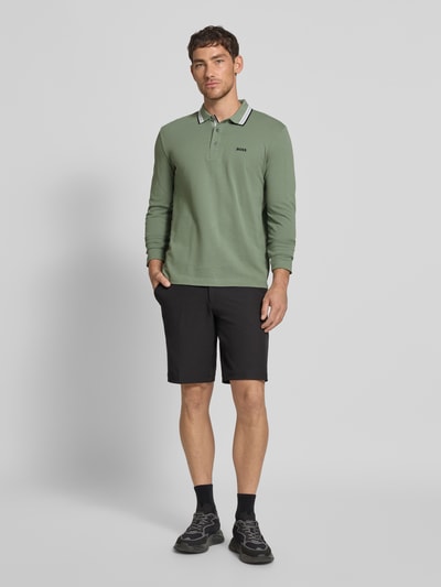 BOSS Green Regular fit poloshirt van puur katoen Lindegroen - 1