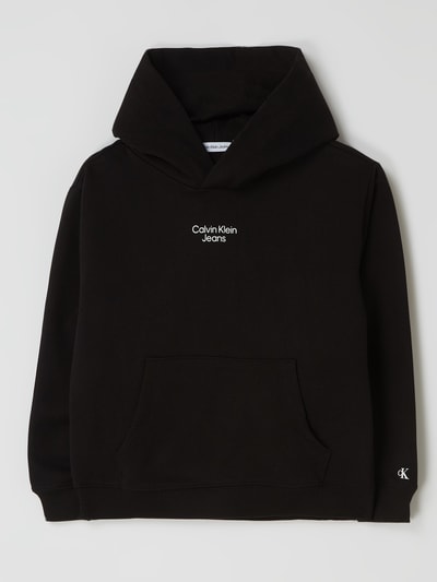 Calvin Klein Jeans Hoodie mit Logo Black 1