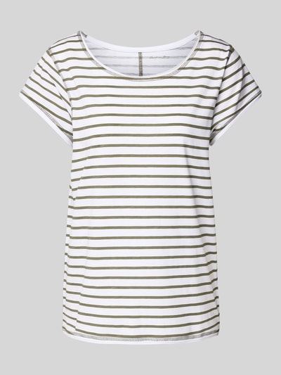 Christian Berg Woman T-Shirt mit Kappärmeln Schilf 2