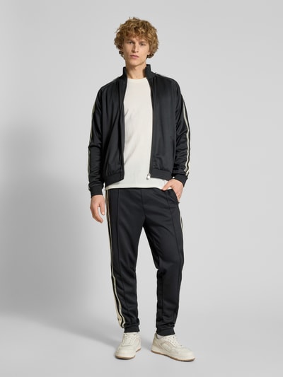 Balr. Sweatpants mit Galonstreifen und elastischem Bund Black 1