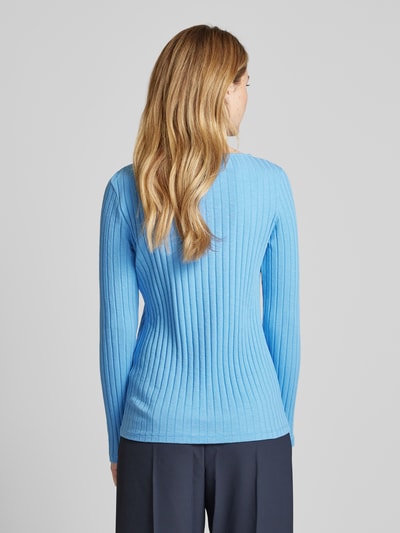 OPUS Longsleeve mit Rundhalsausschnitt Modell 'Sovke' Bleu 5