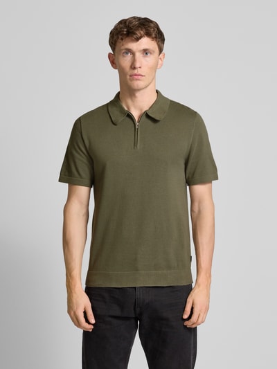 Jack & Jones Premium Regular Fit Poloshirt mit Label-Detail Modell 'MILANO SPRING' Oliv 4