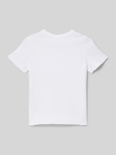 s.Oliver RED LABEL T-shirt z nadrukowanym motywem Biały 3