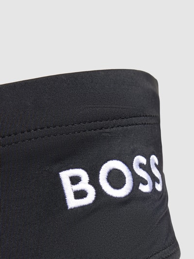 BOSS Badehose mit Label-Stitching Black 2