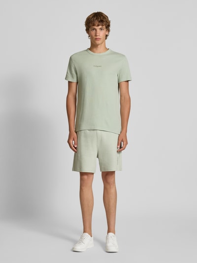 Tommy Jeans Relaxed Fit Sweatshorts mit Strukturmuster Schilf 1