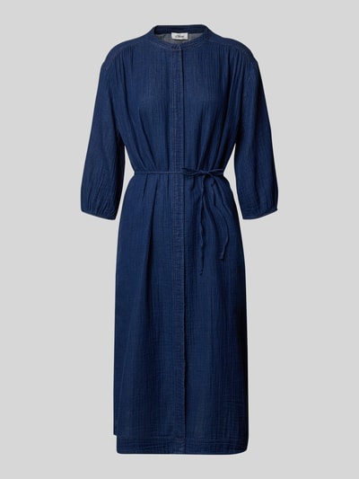 s.Oliver RED LABEL Loose fit vrijetijdsjurk van puur katoen Jeansblauw - 2