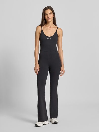 Guess Activewear Jumpsuit met spaghettibandjes, model 'MARGOT' Zwart - 4