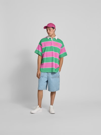 Billionaire Boys Club Relaxed Fit Poloshirt aus Baumwolle Pink 1
