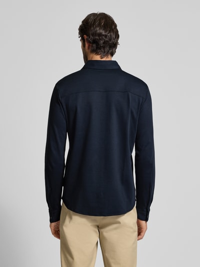 Marc O'Polo Regular Fit Freizeithemd aus reiner Baumwolle Marine 5