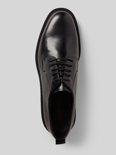 HUGO Schnürschuhe aus echtem Leder Modell 'LYSANDER' Black 3