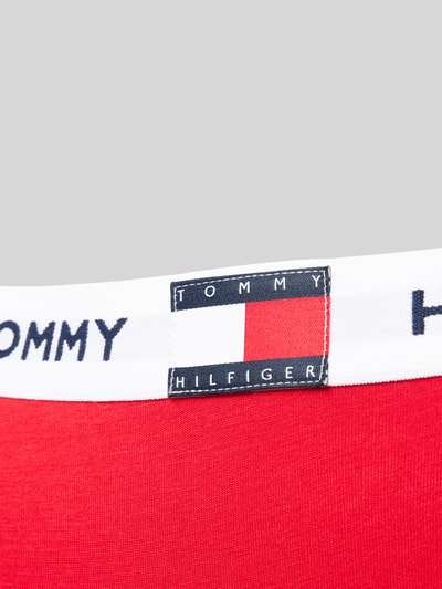 TOMMY HILFIGER Figi z elastycznym pasem z logo Czerwony 2