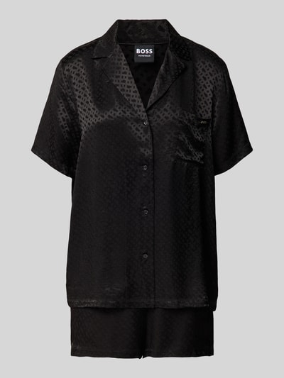 BOSS Pyjama aus reiner Viskose Black 1