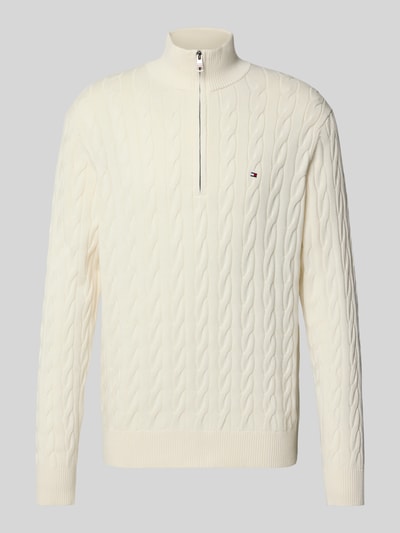 Tommy Hilfiger Regular fit schipperstrui van puur katoen Ecru - 2