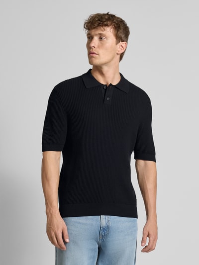 BOSS Orange Relaxed Fit Poloshirt aus Baumwoll-Kapok-Mix Black 4