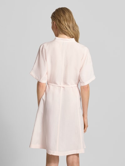 BOSS Tailliertes Freizeitkleid aus Lyocell-Leinen-Mix Modell 'DALINIA'  Rose 5